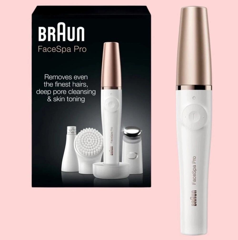 Braun Face Epilator Facespa Pro 911 Facial Hair Removal Device Used